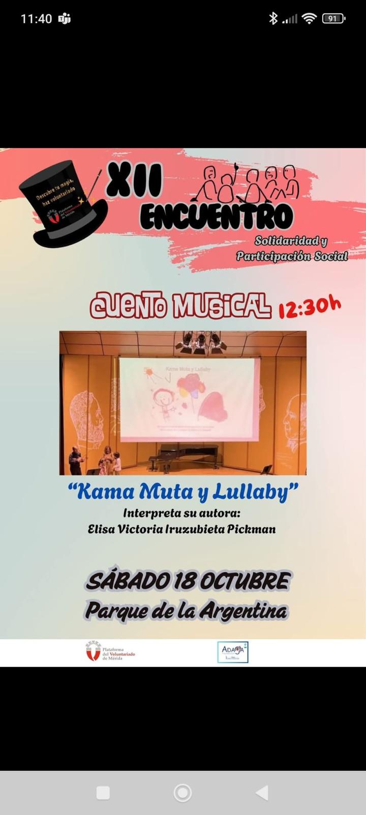 KAMA MUTTA Y LULLABY: cuento musical de ELISA IRUZUBIETA-PICKMAN