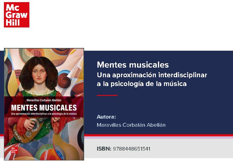 MENTES MUSICALES: LIBRO DE LA Dr. MARAVILLAS CORBALÁN AVALADO POR AEPMIM