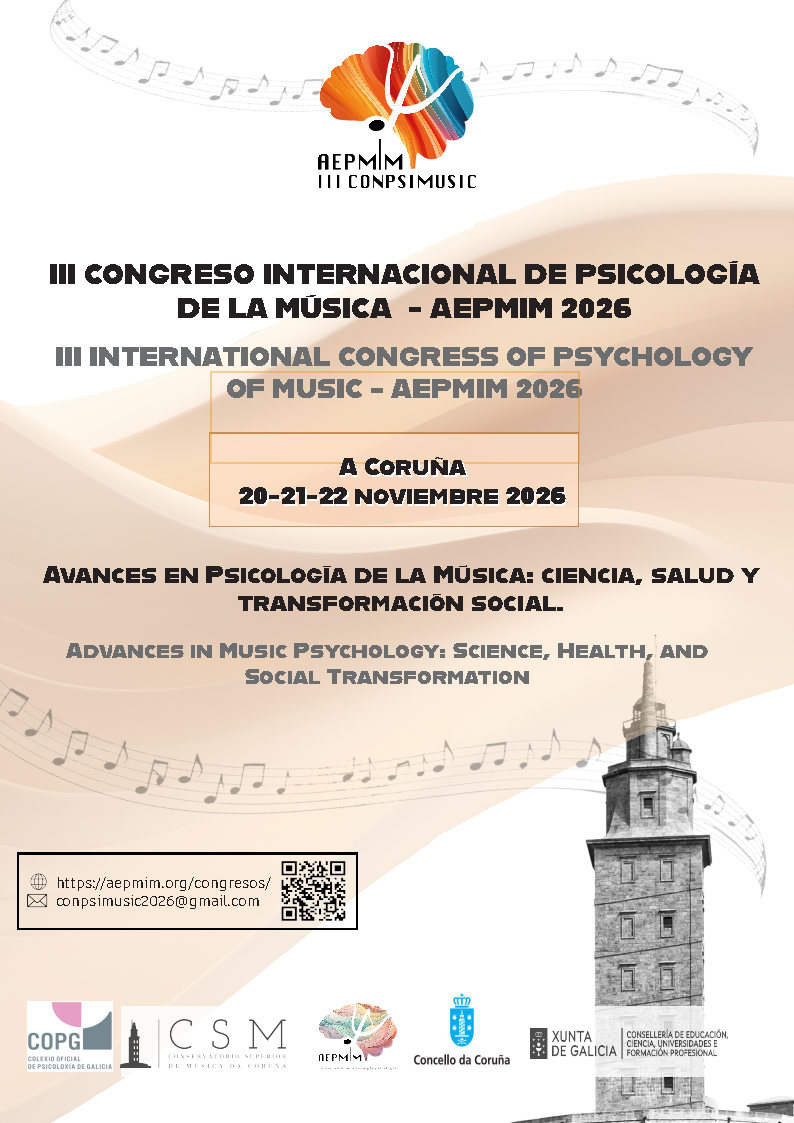 AMPLIADO EL PLAZO DE ENVÍO DE PROPUESTASE AL III CONPSIMUSIC
