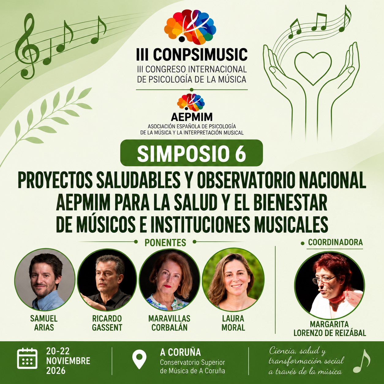 SIMPOSIO 6 · PROYECTOS SALUDABLES Y OBSERVATORIO NACIONAL AEPMIM -III CONPSIMUSIC
